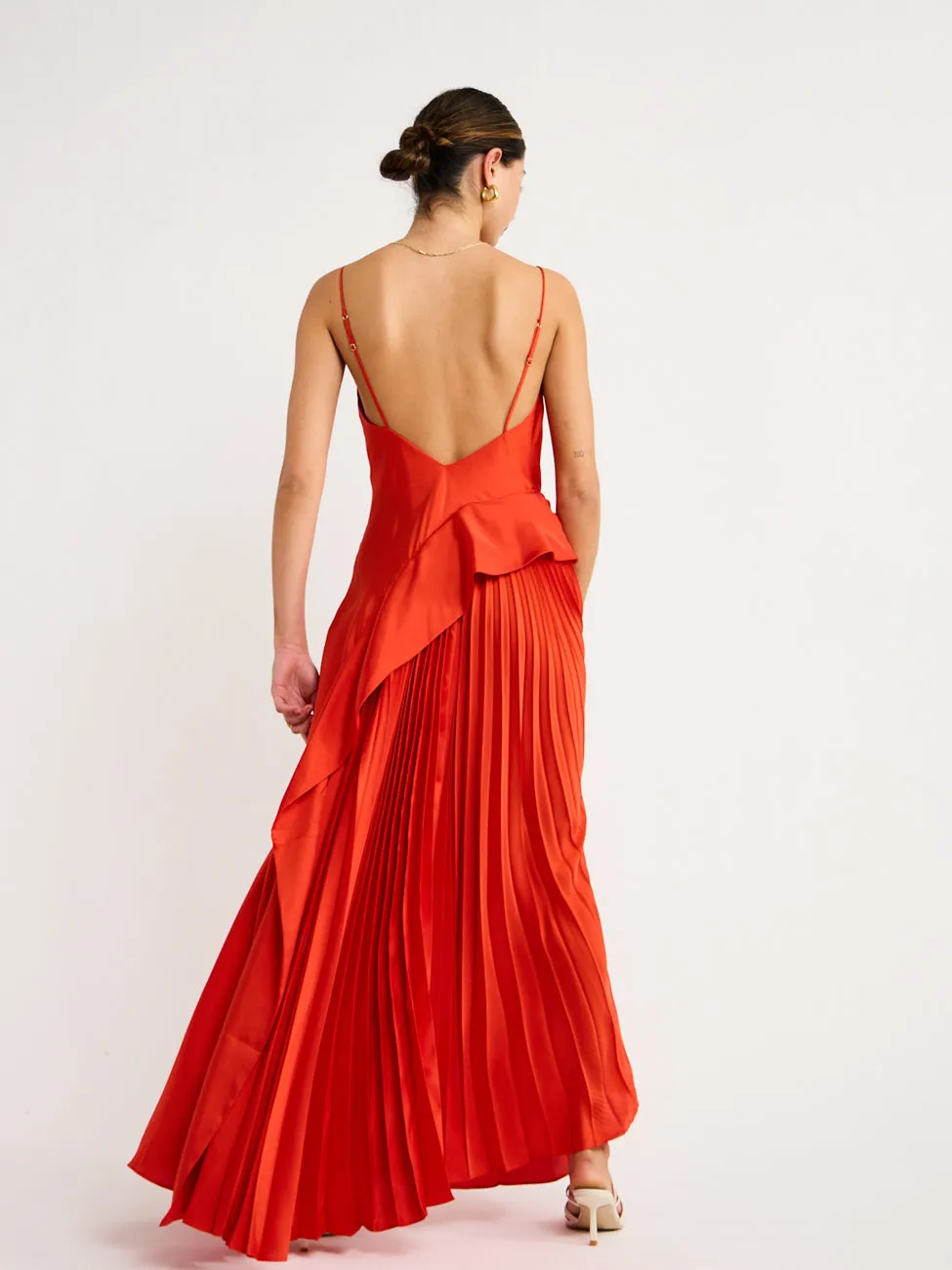 Acler Osullivan Dress in Scarlet