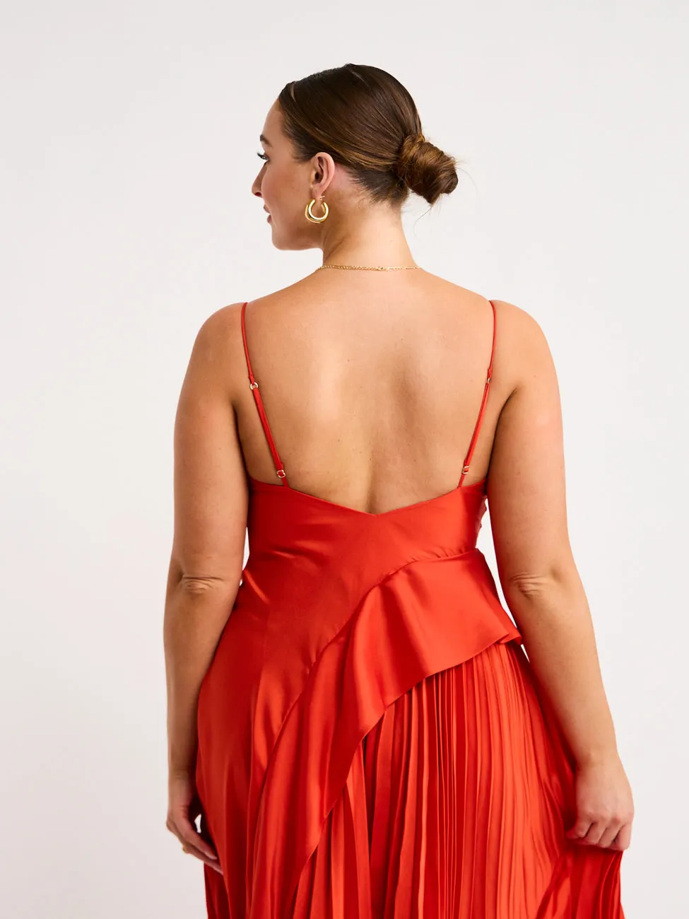 Acler Osullivan Dress in Scarlet