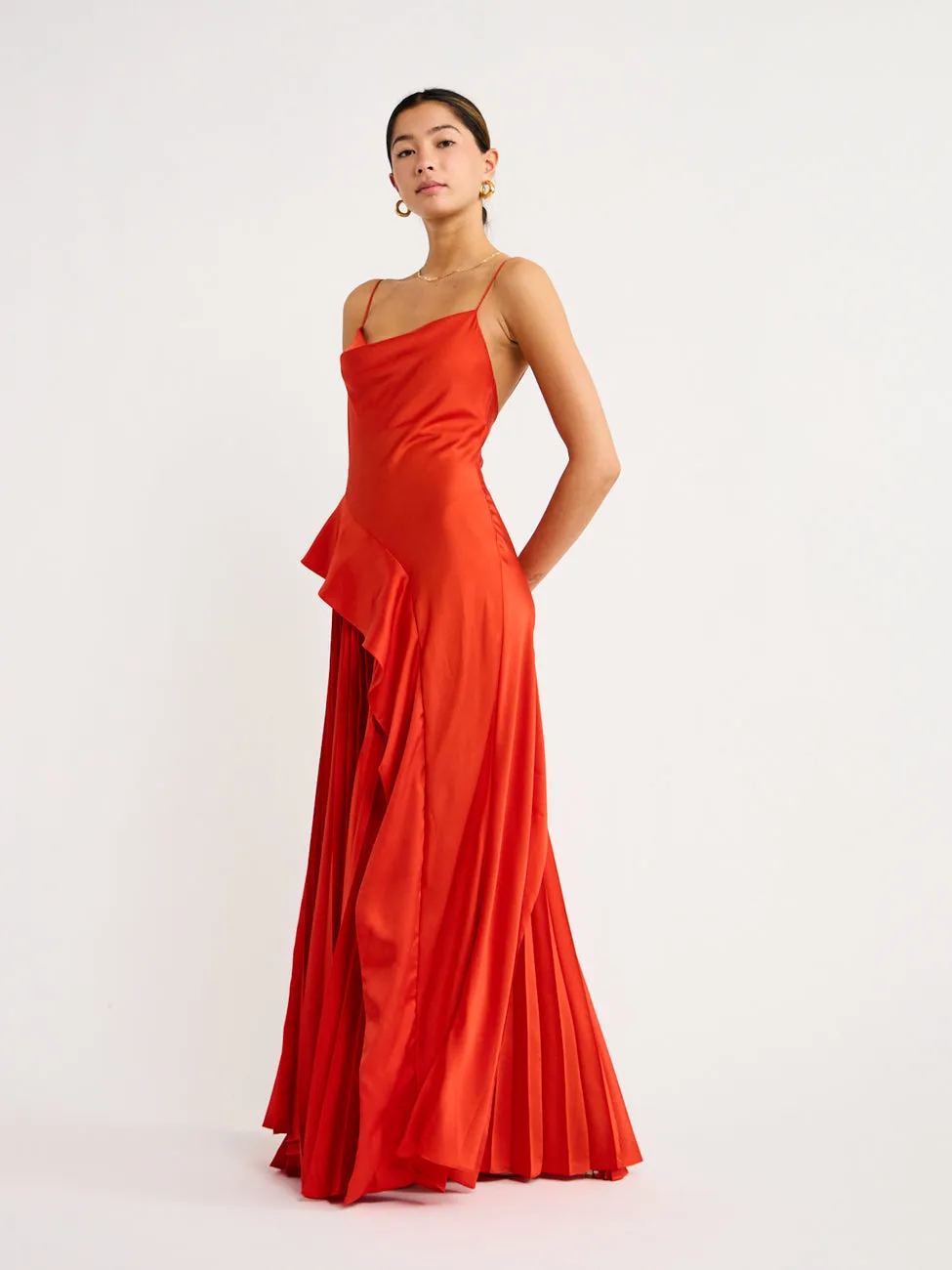 Acler Osullivan Dress in Scarlet