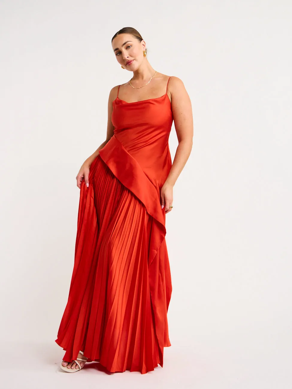 Acler Osullivan Dress in Scarlet