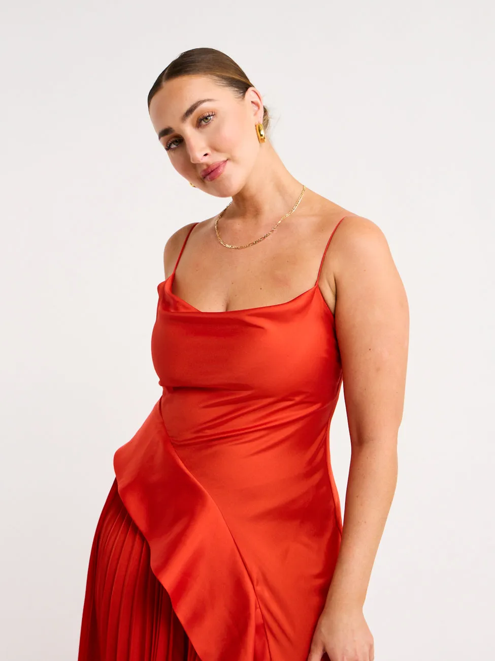 Acler Osullivan Dress in Scarlet