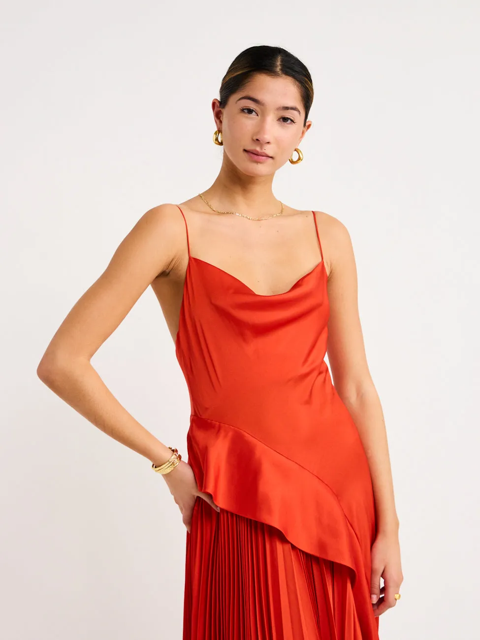 Acler Osullivan Dress in Scarlet