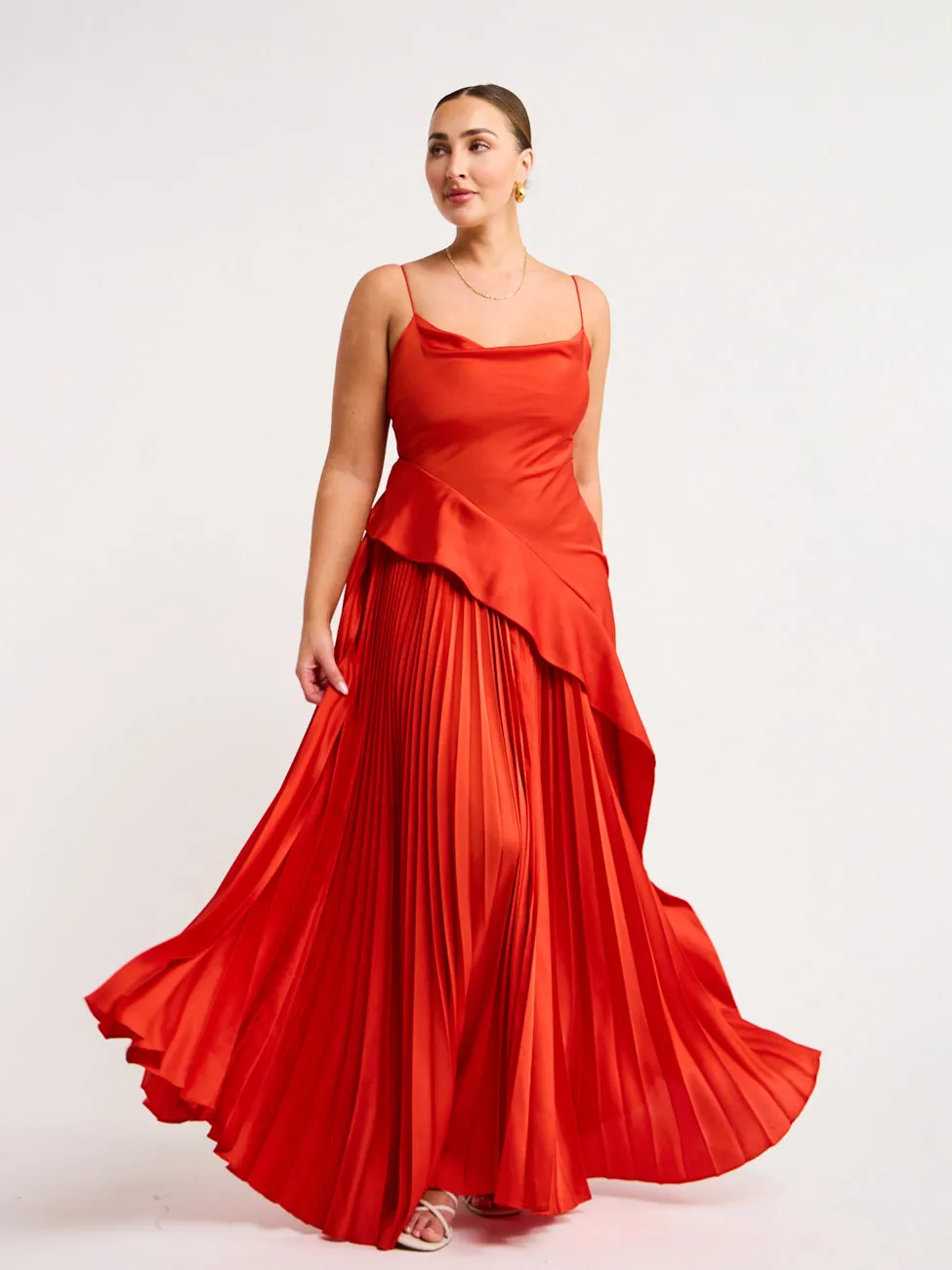 Acler Osullivan Dress in Scarlet