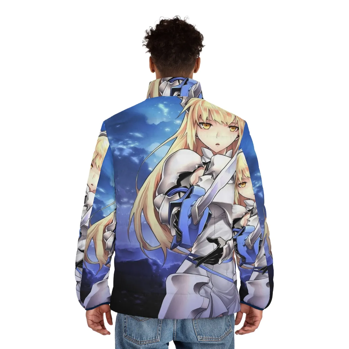 Ais Wallenstein Danmachi Anime Puffer Jacket