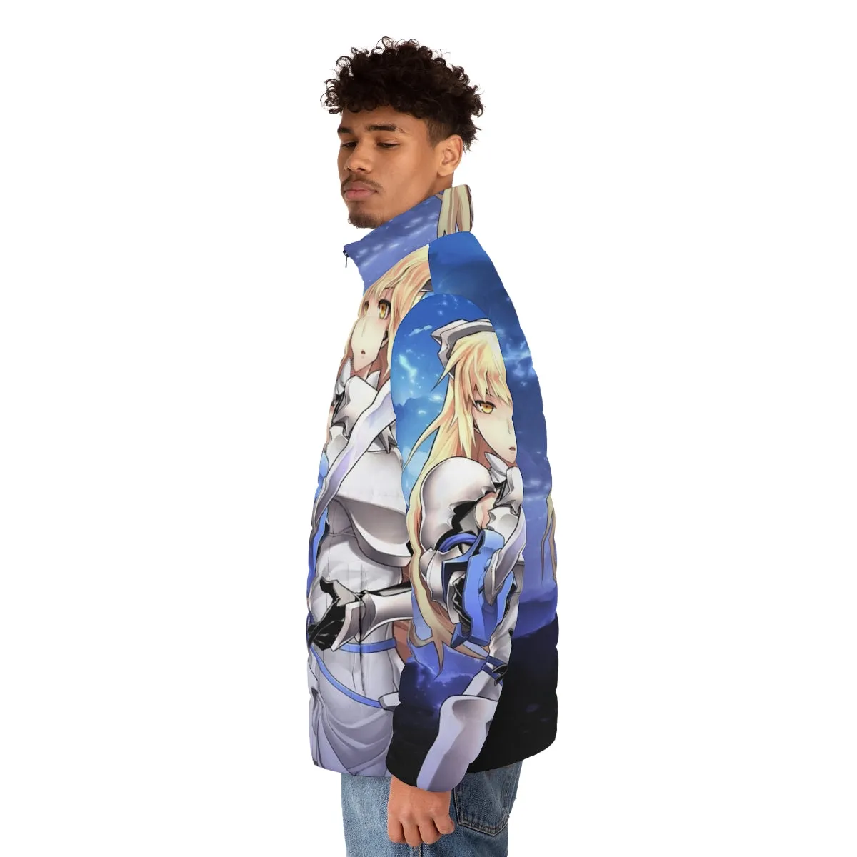 Ais Wallenstein Danmachi Anime Puffer Jacket