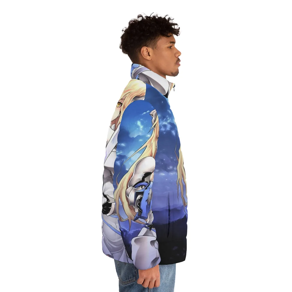 Ais Wallenstein Danmachi Anime Puffer Jacket