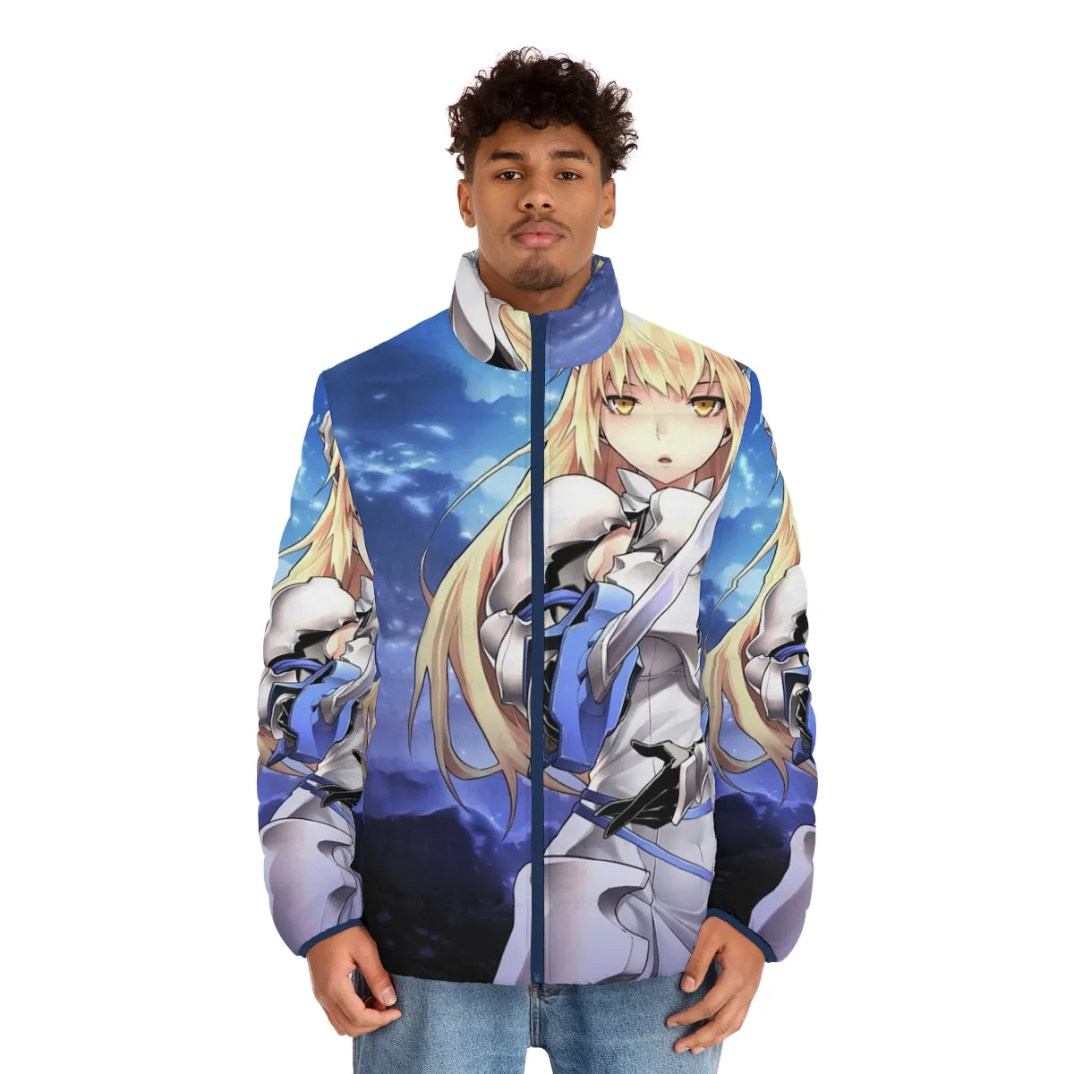 Ais Wallenstein Danmachi Anime Puffer Jacket