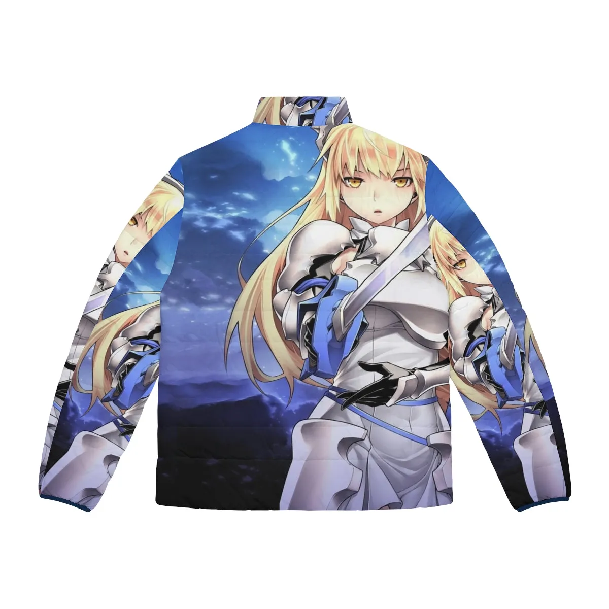 Ais Wallenstein Danmachi Anime Puffer Jacket