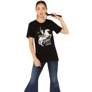 Ali Dee Women's Shoot For the Stars Short Sleeve Tee