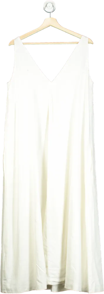 Anthology White Sleeveless Dress UK 12