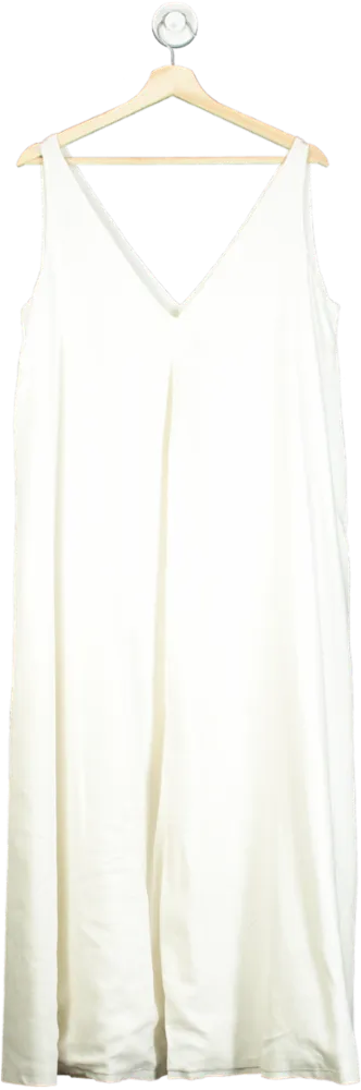 Anthology White Sleeveless Dress UK 12