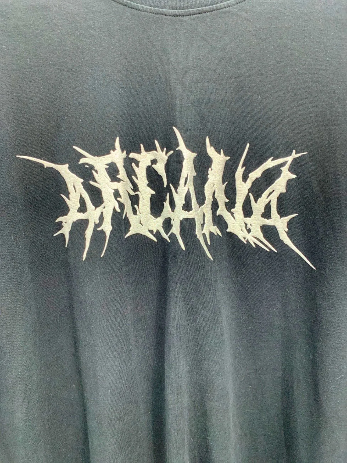 Arcana Black Long Sleeve Graphic T-Shirt UK XL