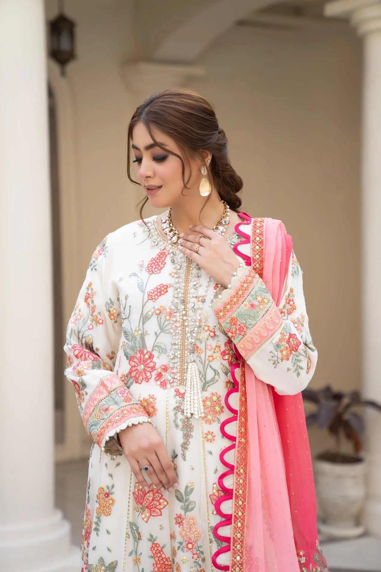 ARWAH CHIFFON LUXURY FORMAL DRESS VA7