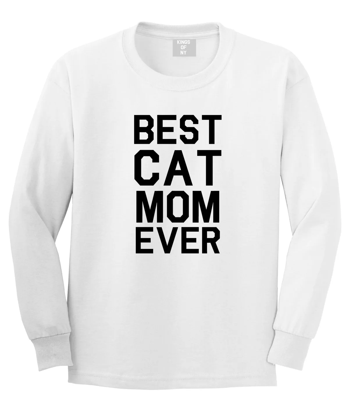 Best Cat Mom Ever Mens Long Sleeve T-Shirt
