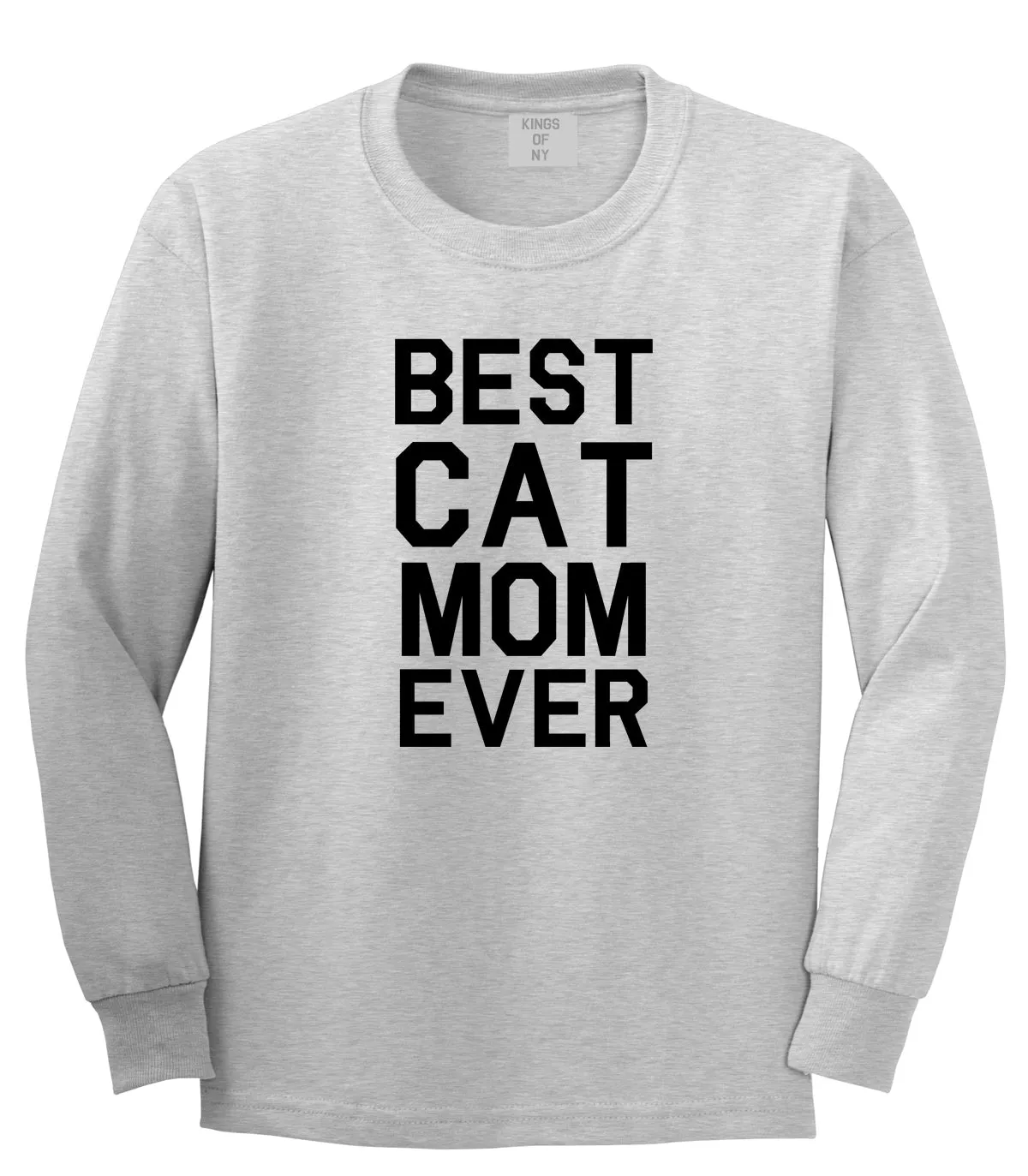 Best Cat Mom Ever Mens Long Sleeve T-Shirt