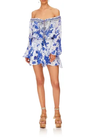 BLOUSON SLEEVE PLAYSUIT THE FAN SEA