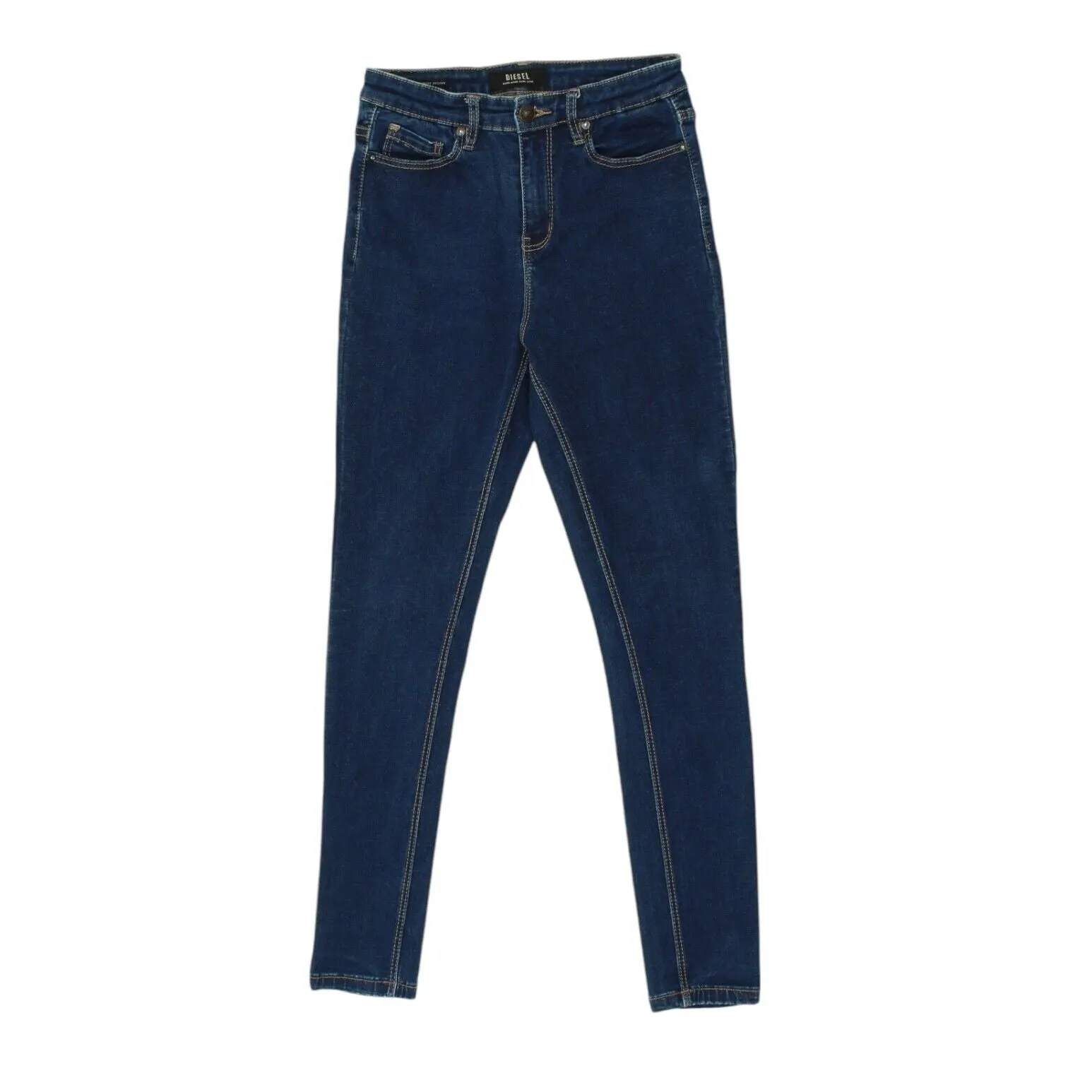 Diesel Womens Blue High Waist Skinny Jeans | Vintage Casual Denim Trousers VTG