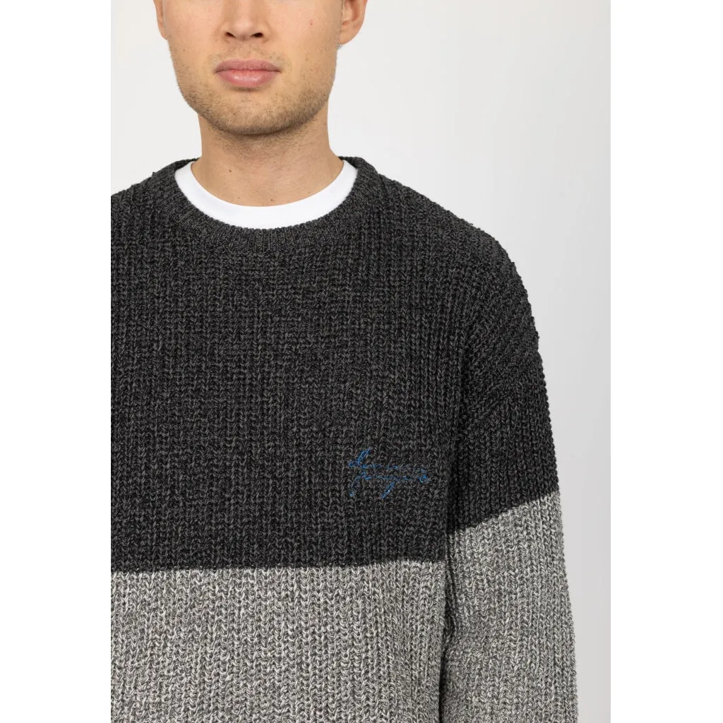 DPKnitted Colorblock Sweatshirt