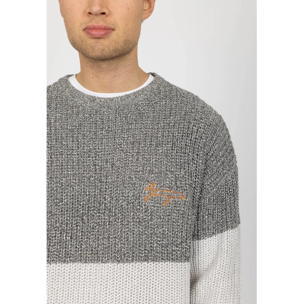 DPKnitted Colorblock Sweatshirt