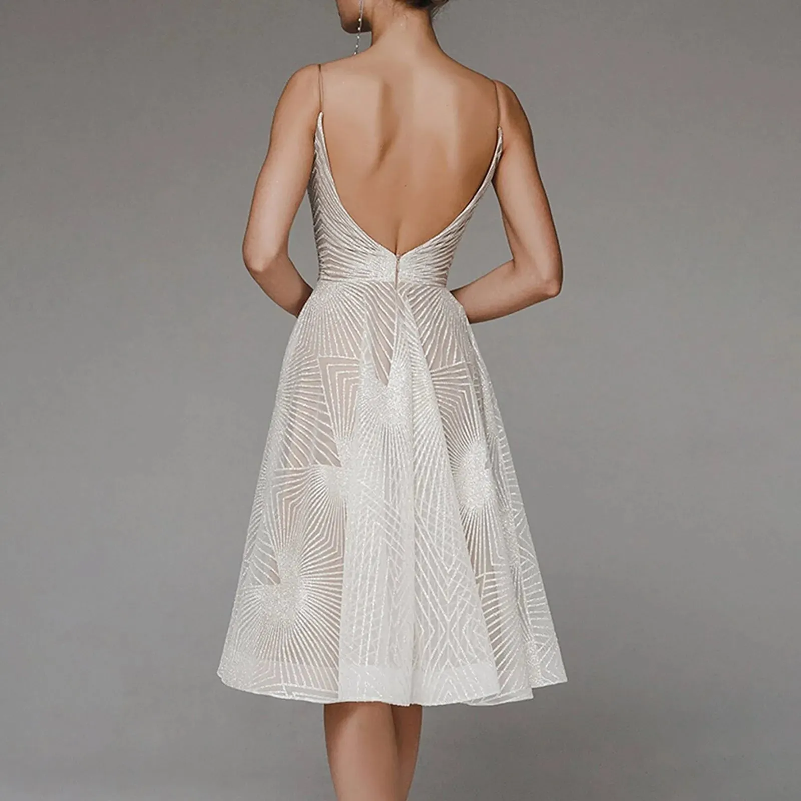 DressBetty - 2024 Elegant Luxury Sexy Long Formal Party Midi Dress