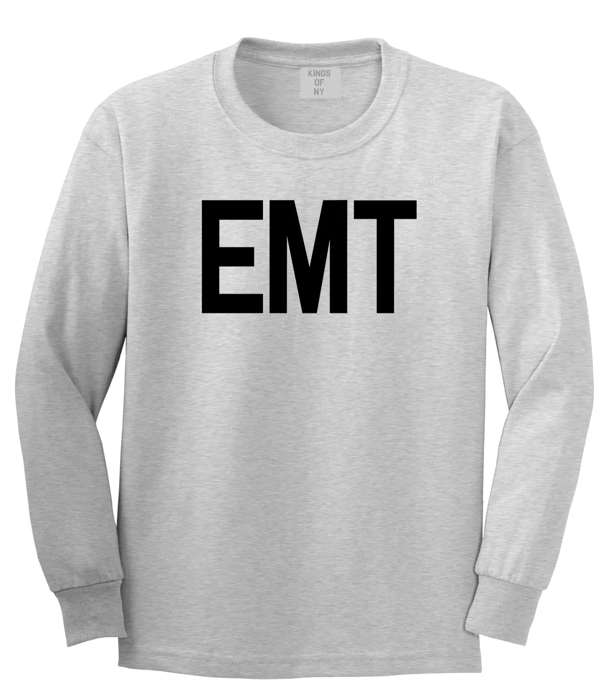 EMT Emergency Badge Mens Long Sleeve T-Shirt