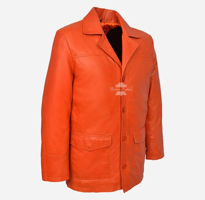 FIGHT CLUB Men's Leather JACKET Real Leather Blazer Jacket