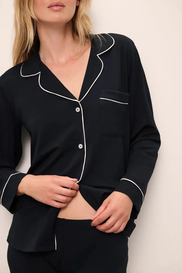Gisele TENCEL™ Modal Long PJ Set | Black/Sorbet