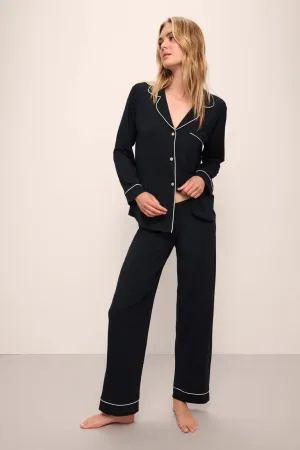 Gisele TENCEL™ Modal Long PJ Set | Black/Sorbet