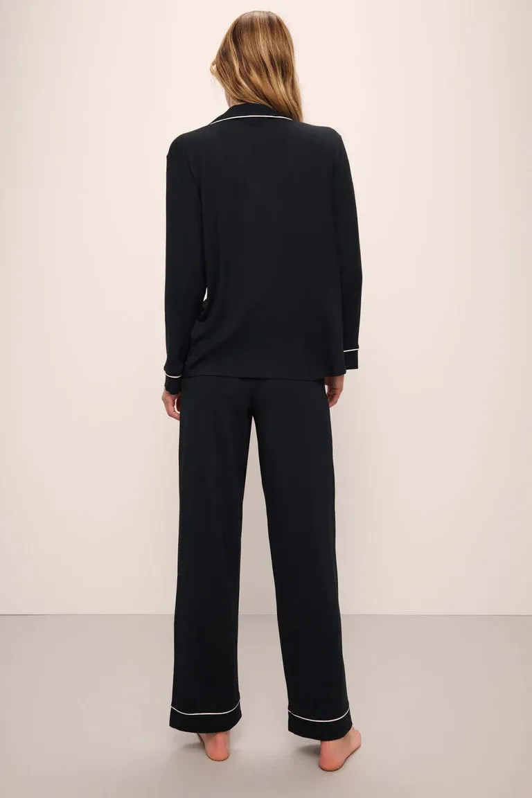 Gisele TENCEL™ Modal Long PJ Set | Black/Sorbet
