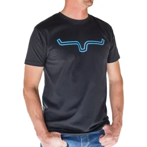 Kimes Ranch Men's Outlier Black Cotton Blend Tee T-Shirt