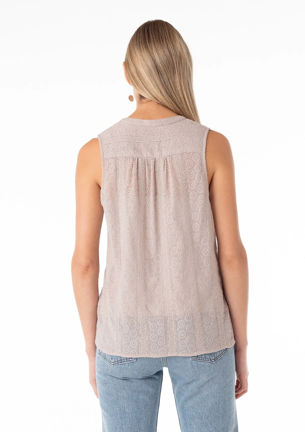 Last Chance Eyelet Tank Top