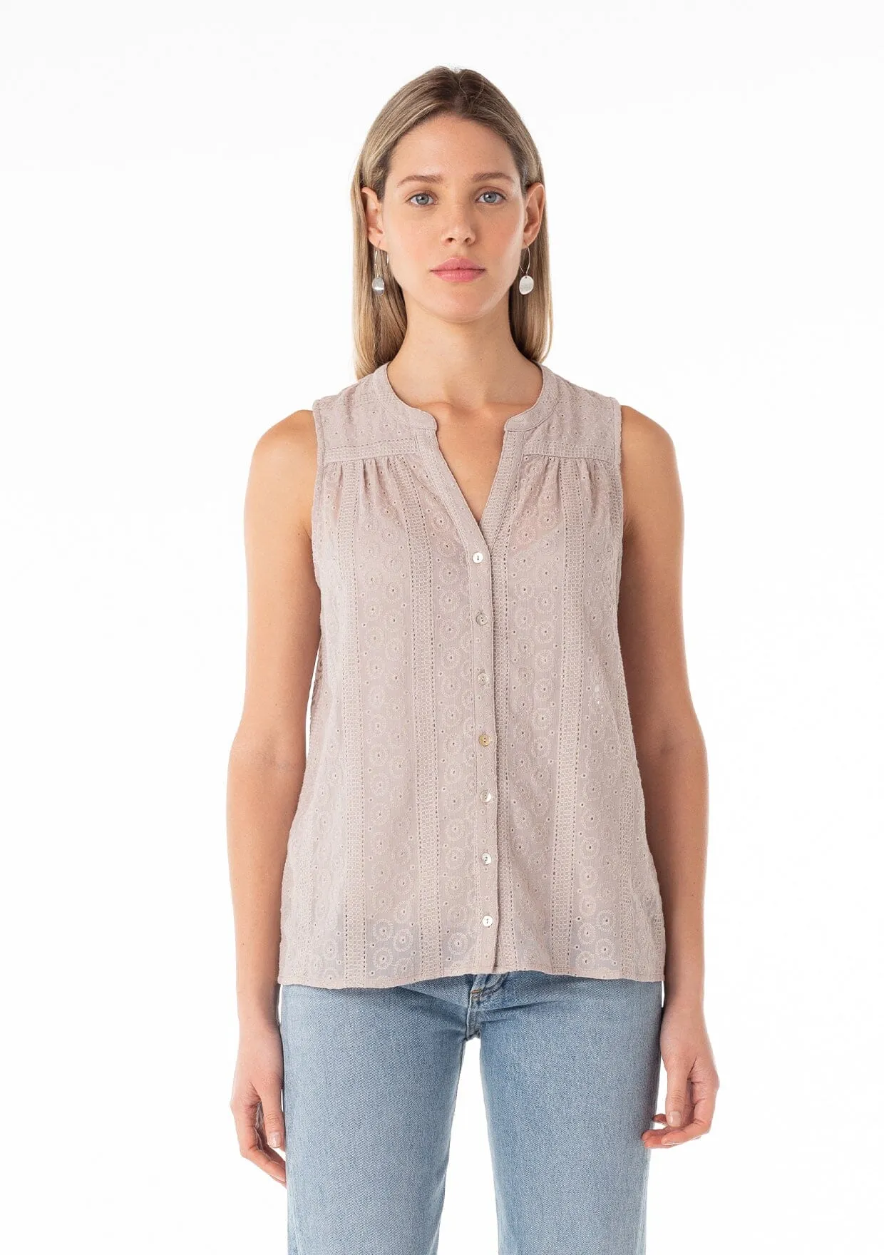 Last Chance Eyelet Tank Top
