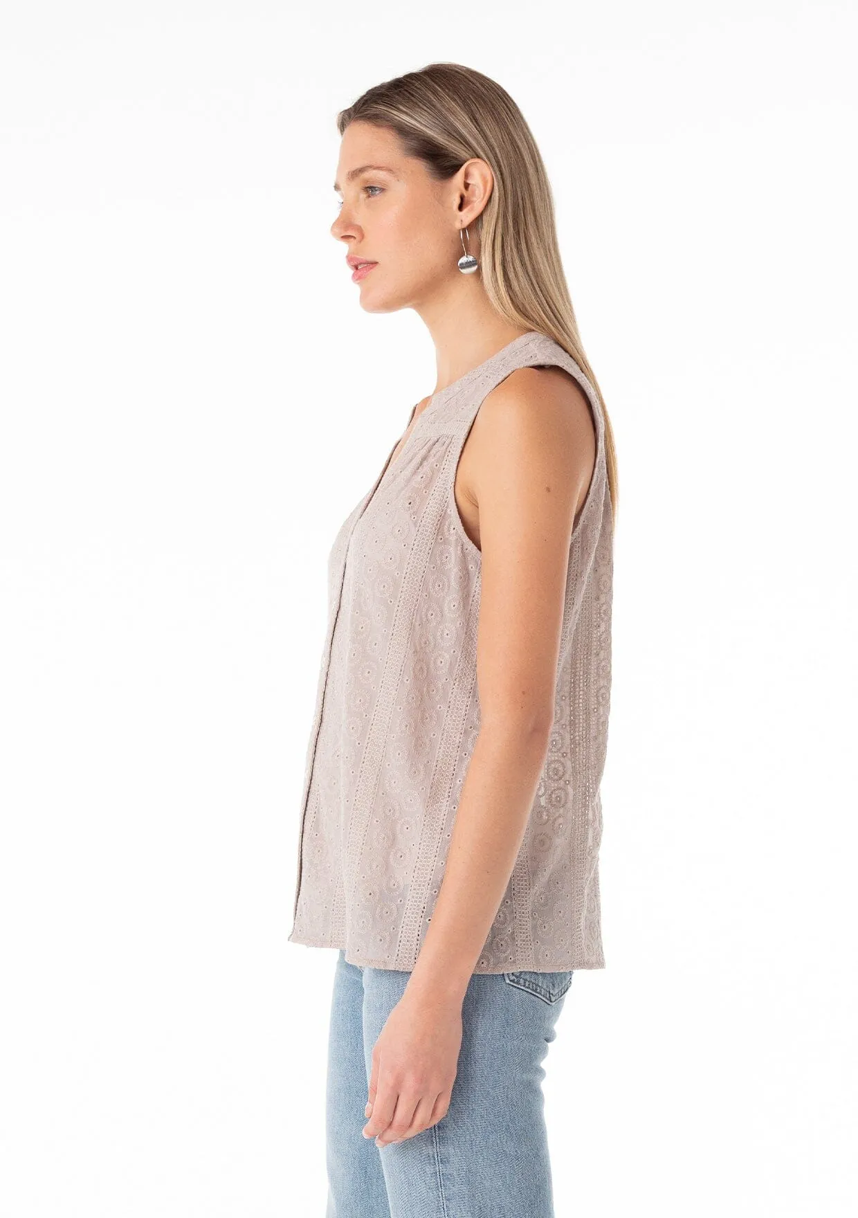 Last Chance Eyelet Tank Top