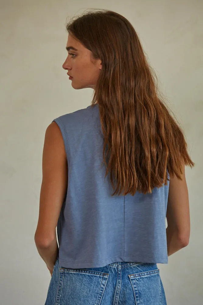 Leah Tee- Dusty Blue