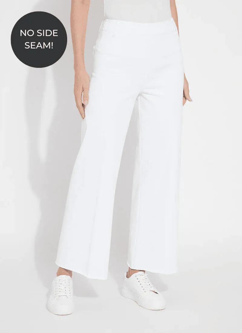 Lysse Erin Wide Leg Denim (28" Inseam) White