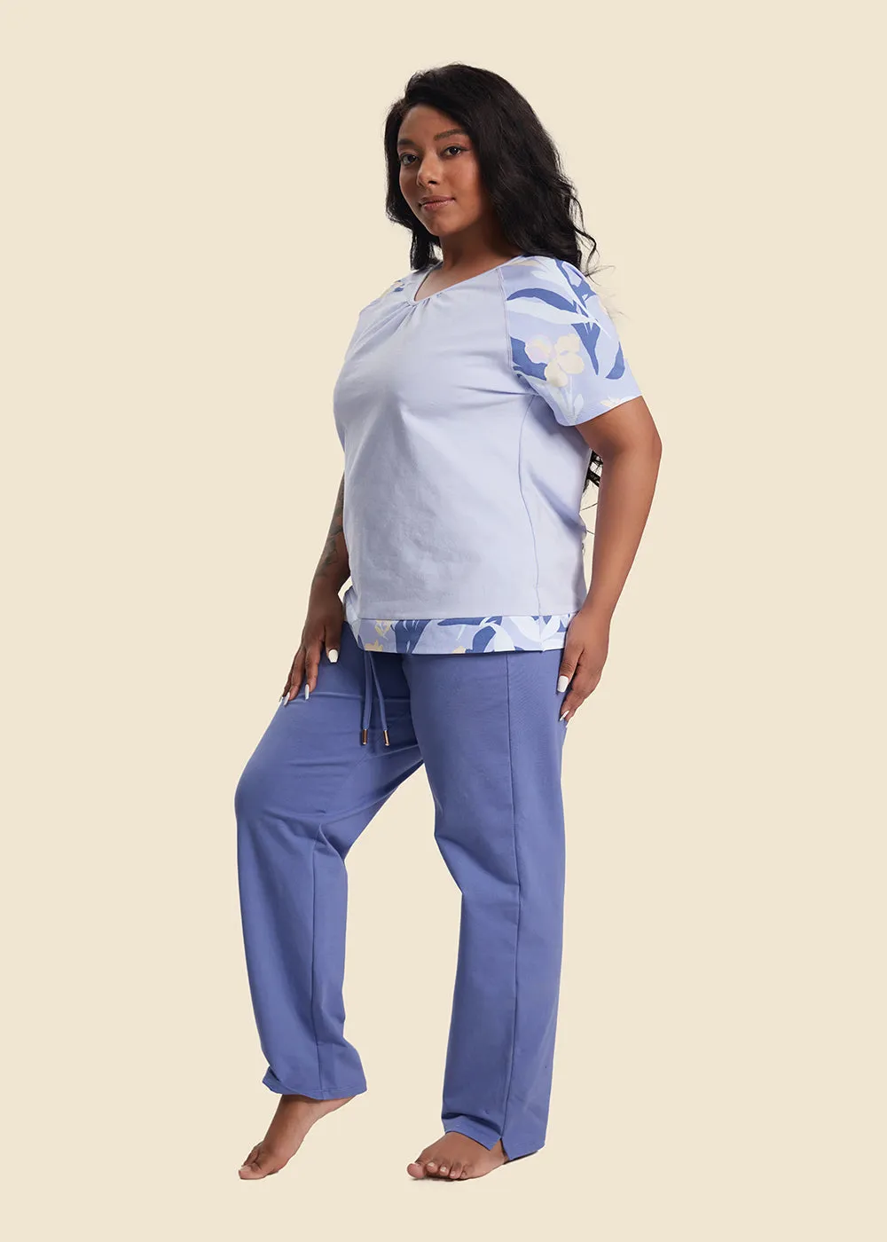 MAGGIE 3 Pieces Loungewear and Nightwear Set