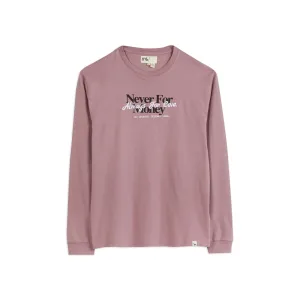 Men Mmb-Nfm-Mib Graphic Print Ls Tee - Mid-Pink