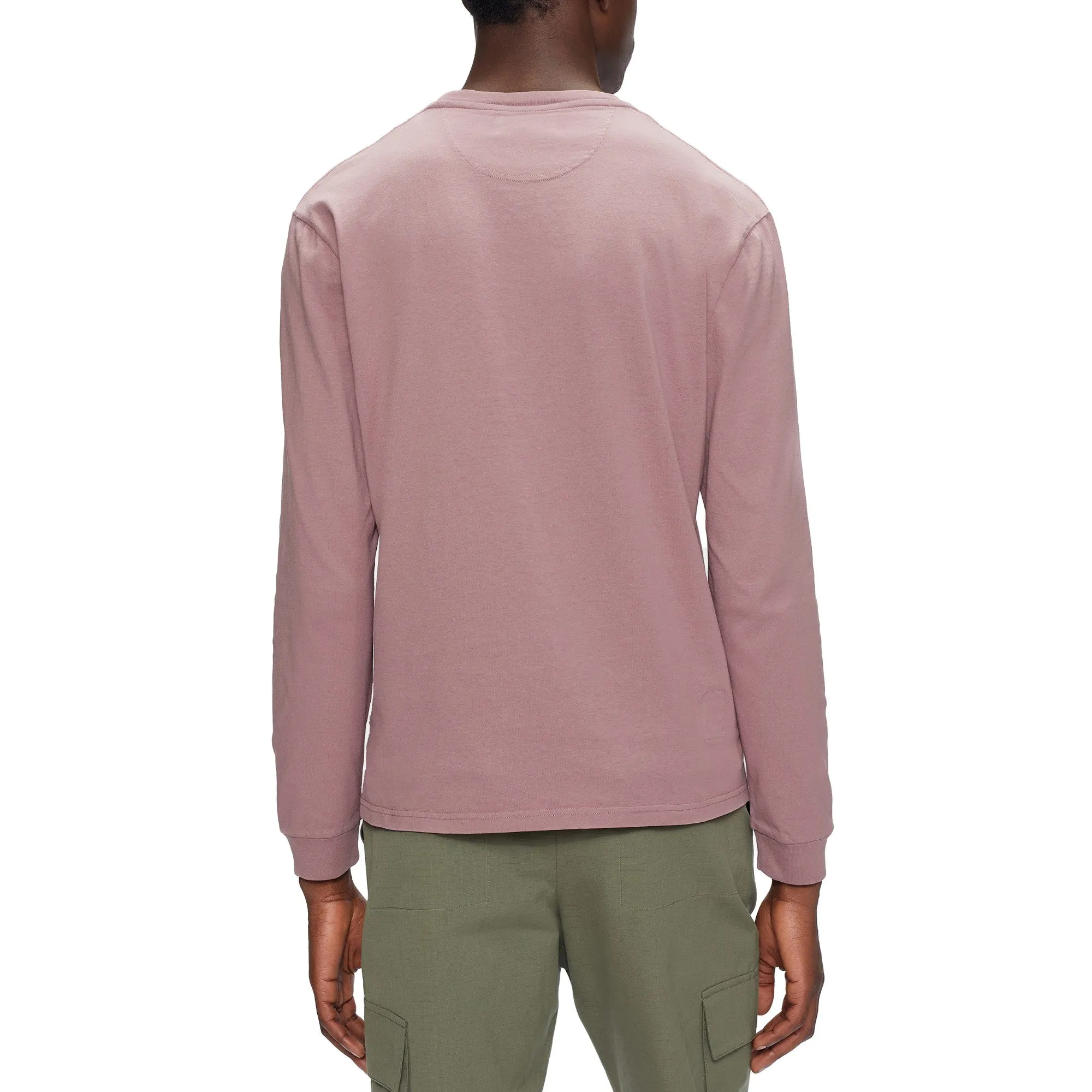 Men Mmb-Nfm-Mib Graphic Print Ls Tee - Mid-Pink