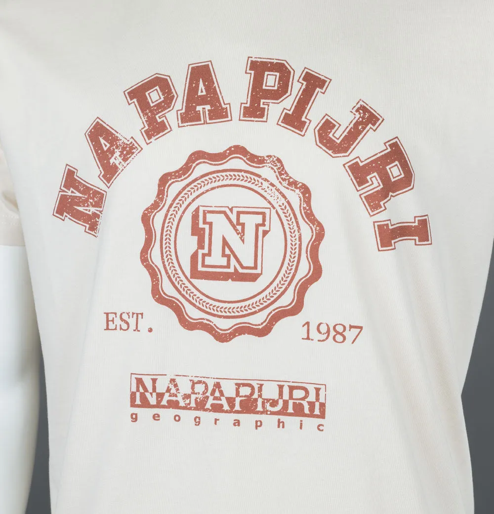 Napapijri Quito T-Shirt Whitecap Grey