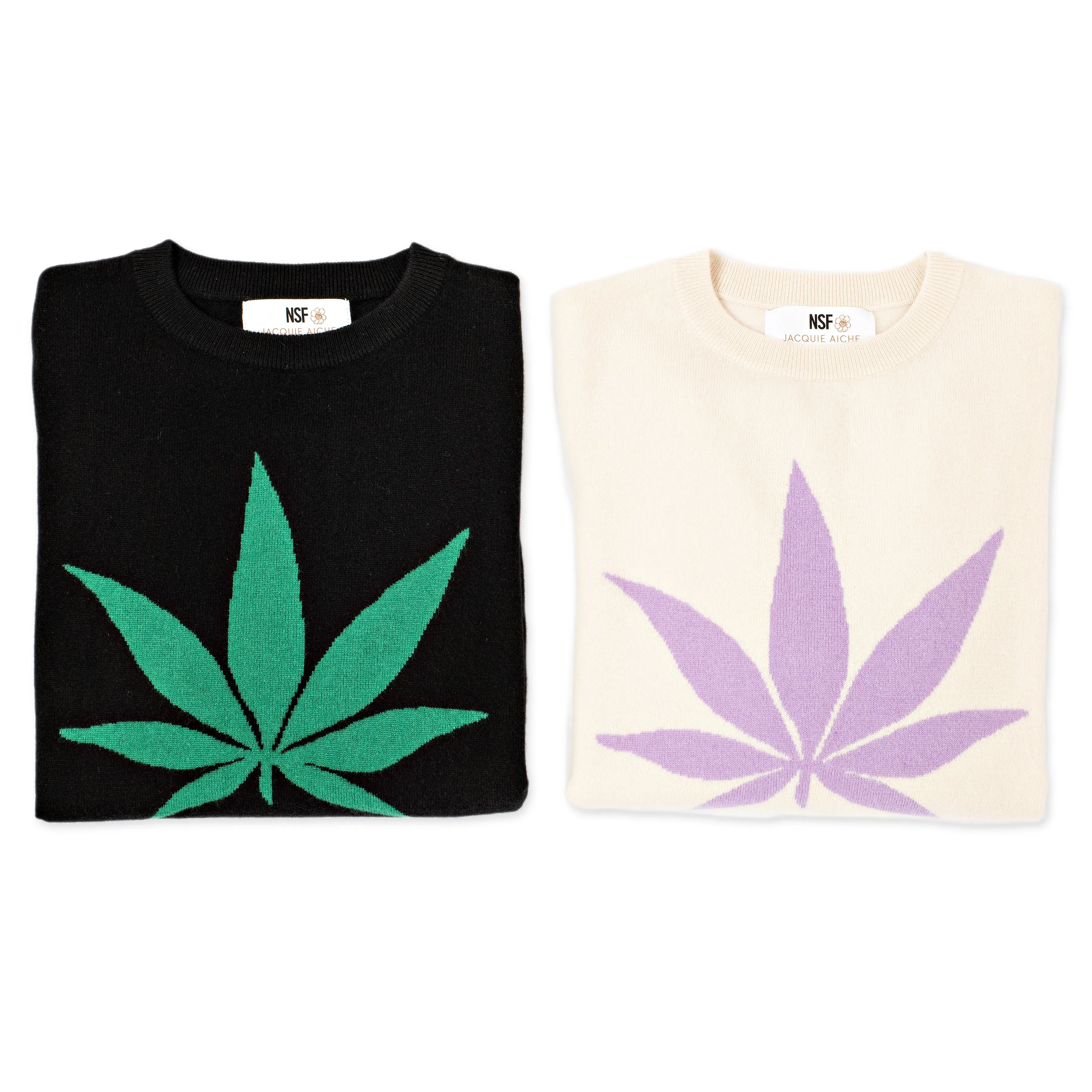 NSF x JA HIGH LIFE BLACK CASHMERE SWEATER