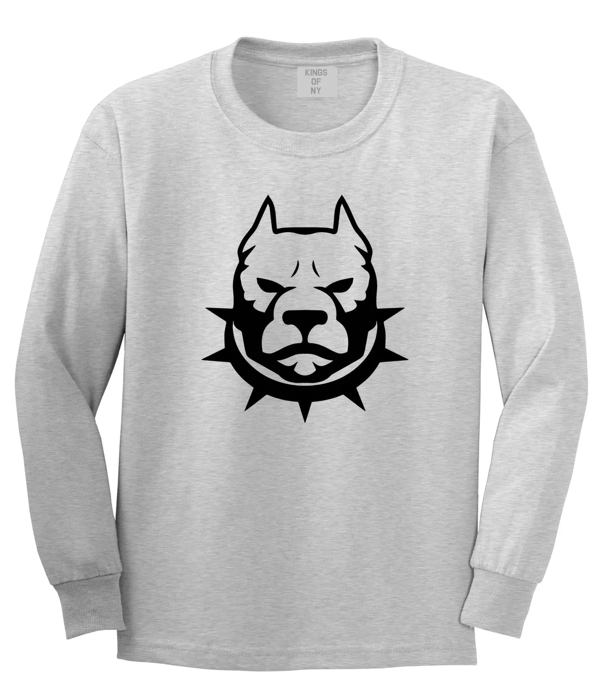 Pitbull Dad Mens Long Sleeve T-Shirt