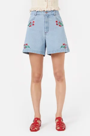 Poppy Emb Short