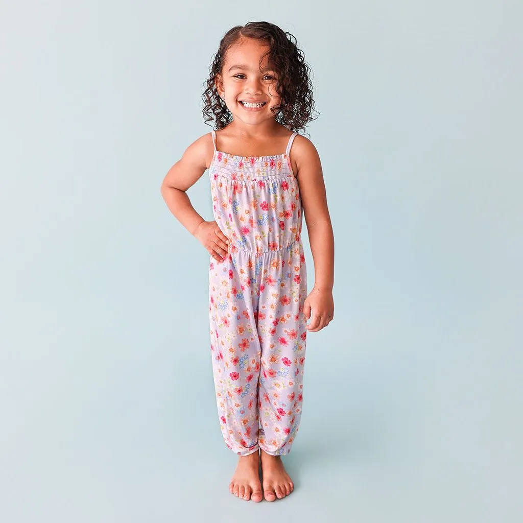 Posh Peanut Smocked Spaghetti Jumpsuit - Carissa