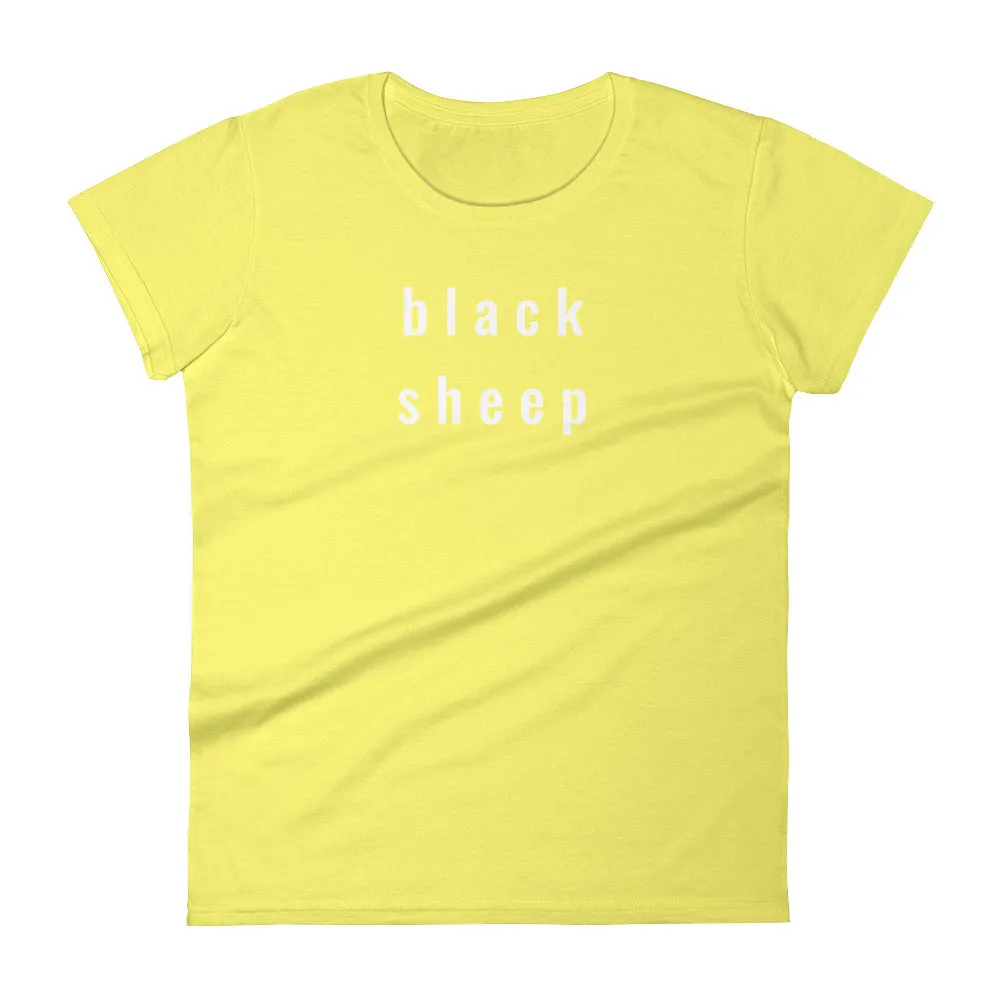 "black sheep" women's short-sleeved t-shirt (17 colors)