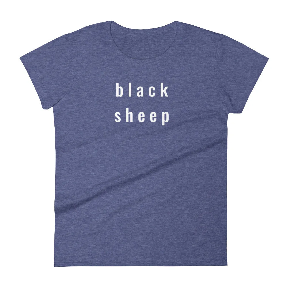 "black sheep" women's short-sleeved t-shirt (17 colors)