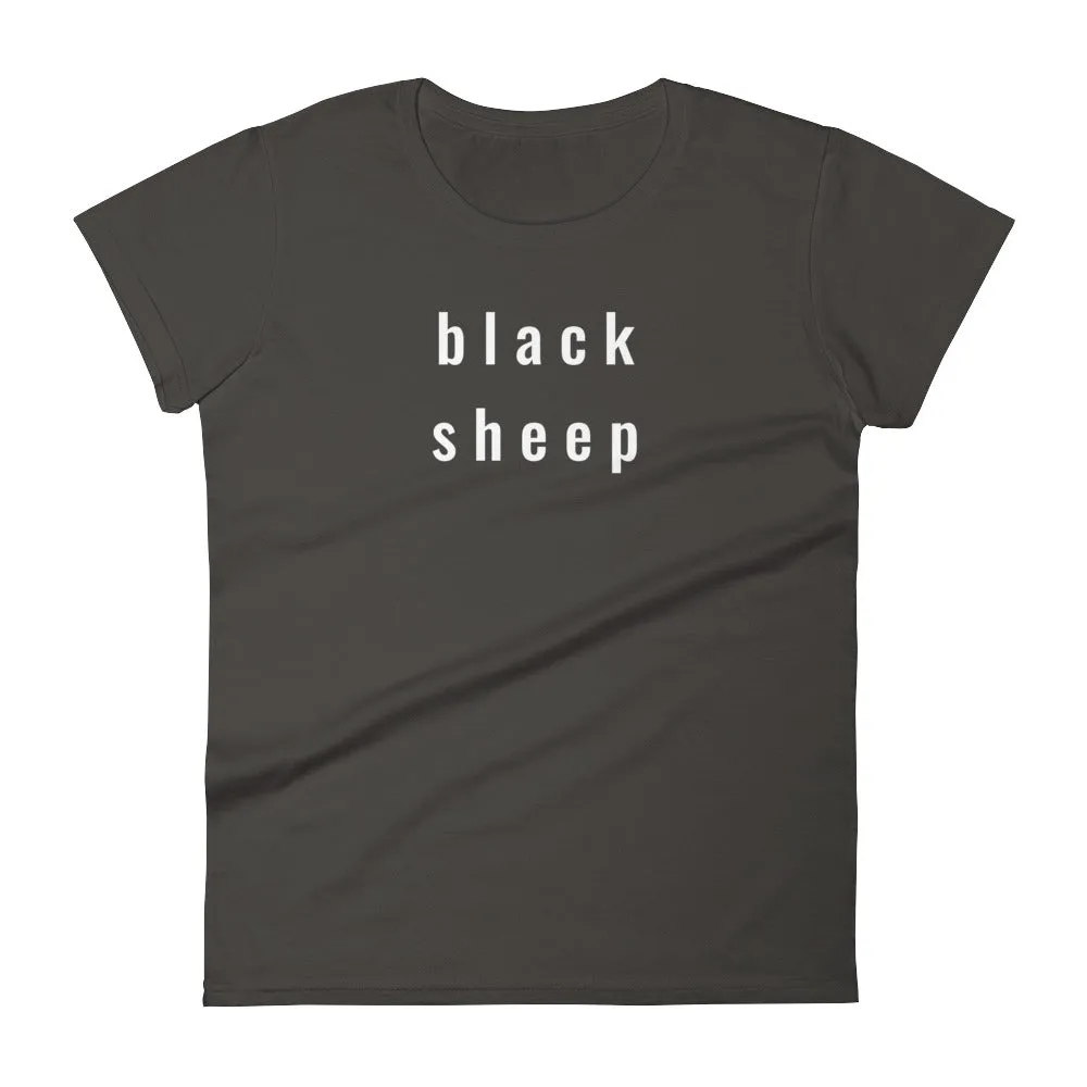 "black sheep" women's short-sleeved t-shirt (17 colors)