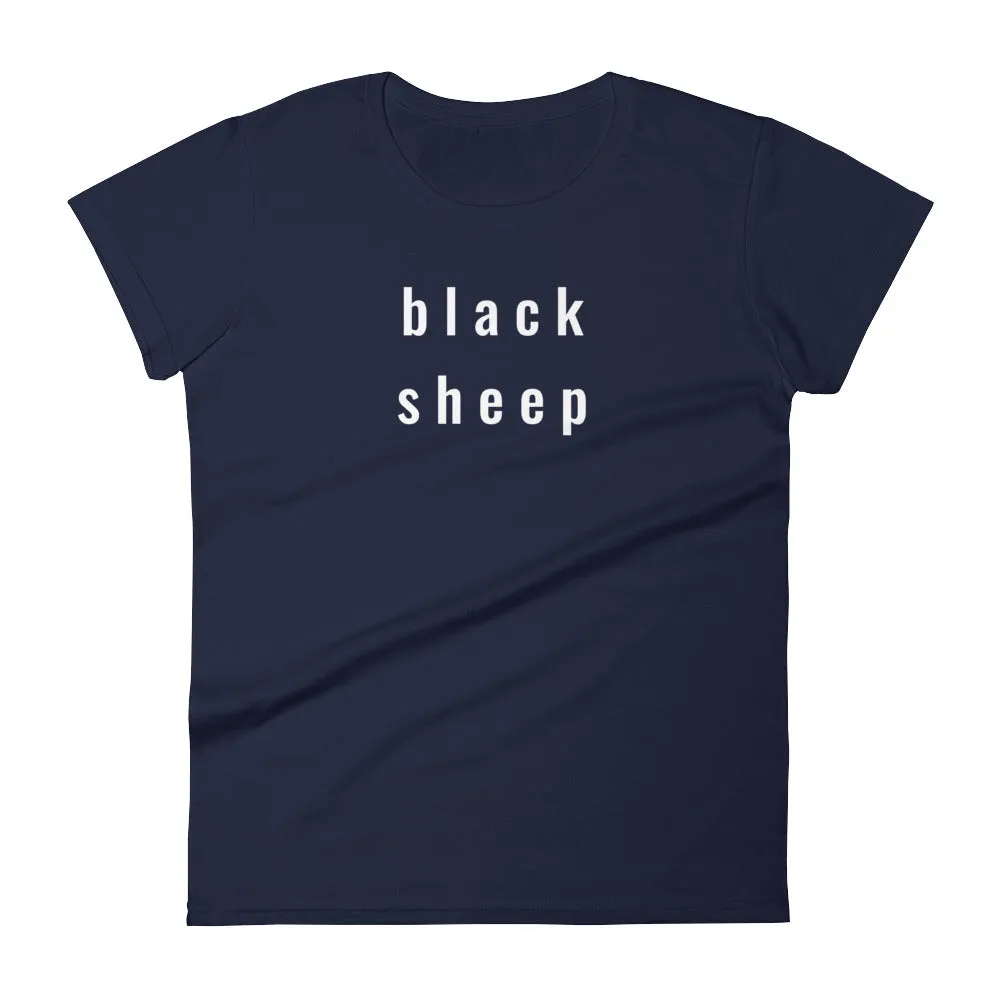 "black sheep" women's short-sleeved t-shirt (17 colors)