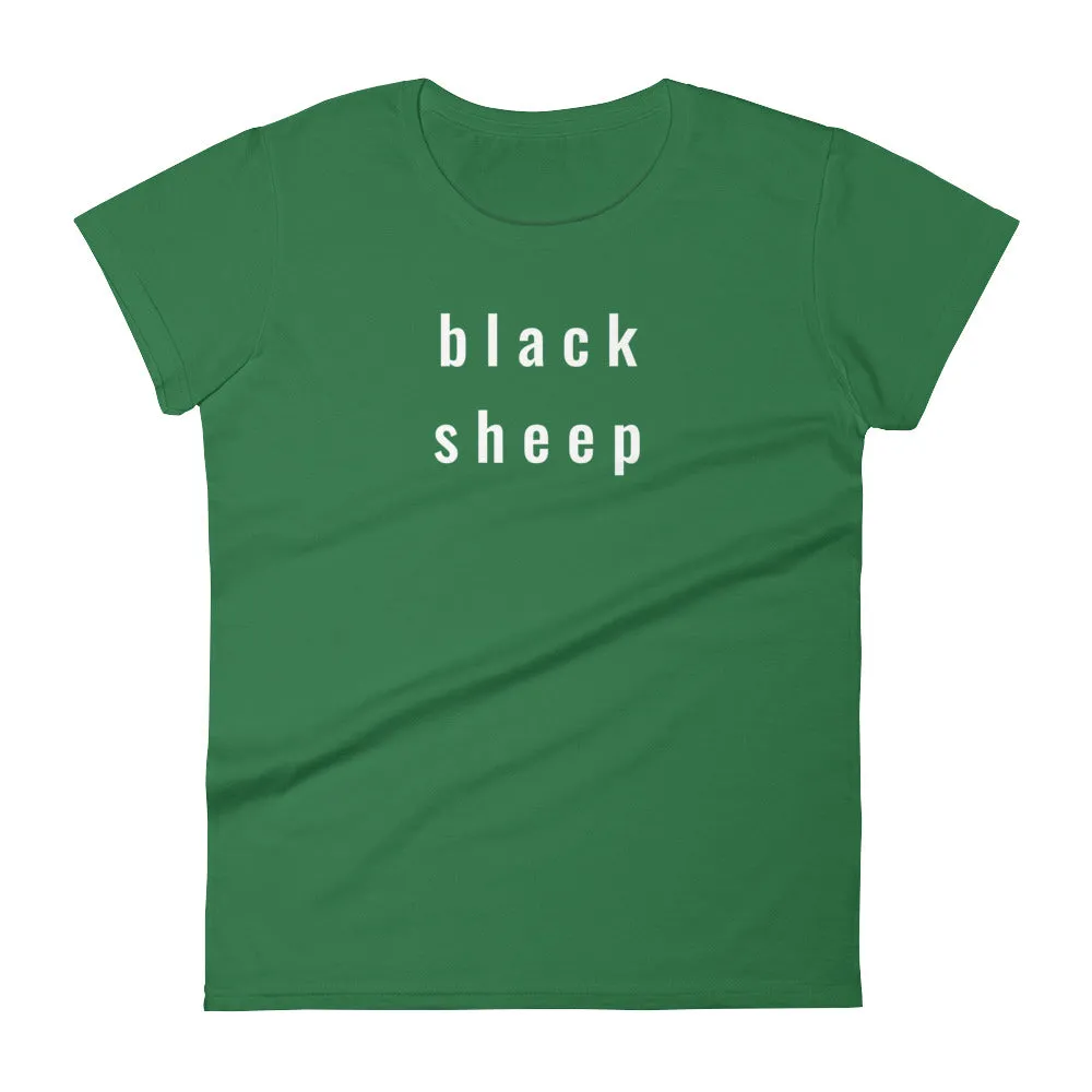 "black sheep" women's short-sleeved t-shirt (17 colors)