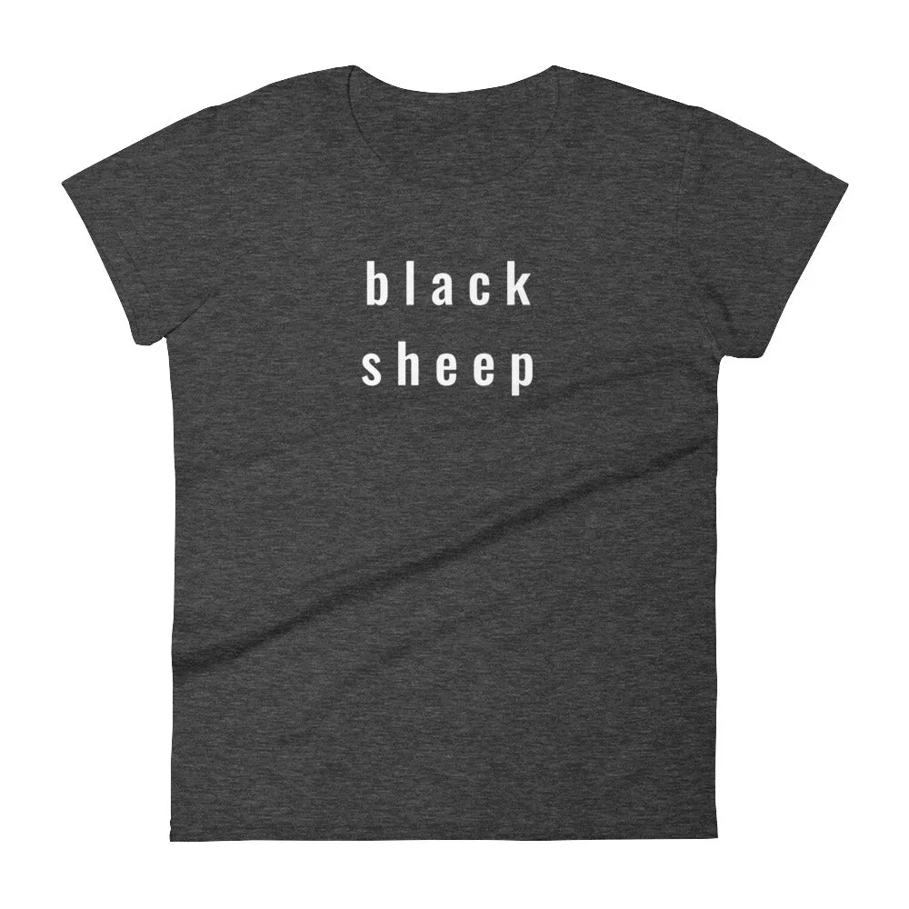 "black sheep" women's short-sleeved t-shirt (17 colors)