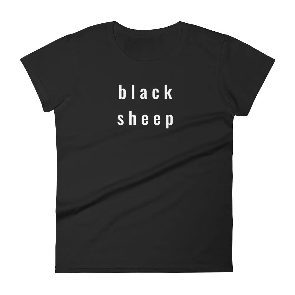 "black sheep" women's short-sleeved t-shirt (17 colors)